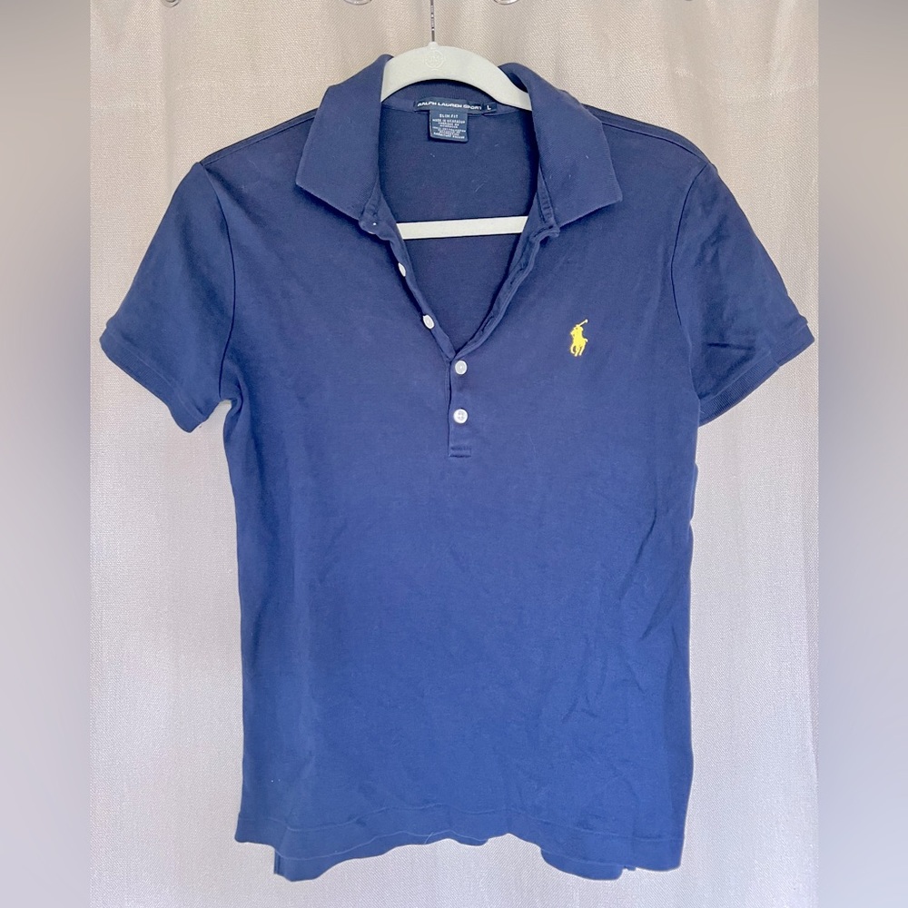 PRICE DROP! Ralph Lauren Sport “Slim Fit” Navy Polo Shirt
